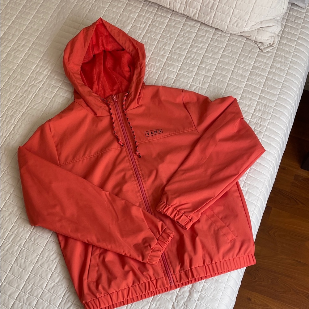 Vans Kastle Classic Vibrant Orange Windbreaker